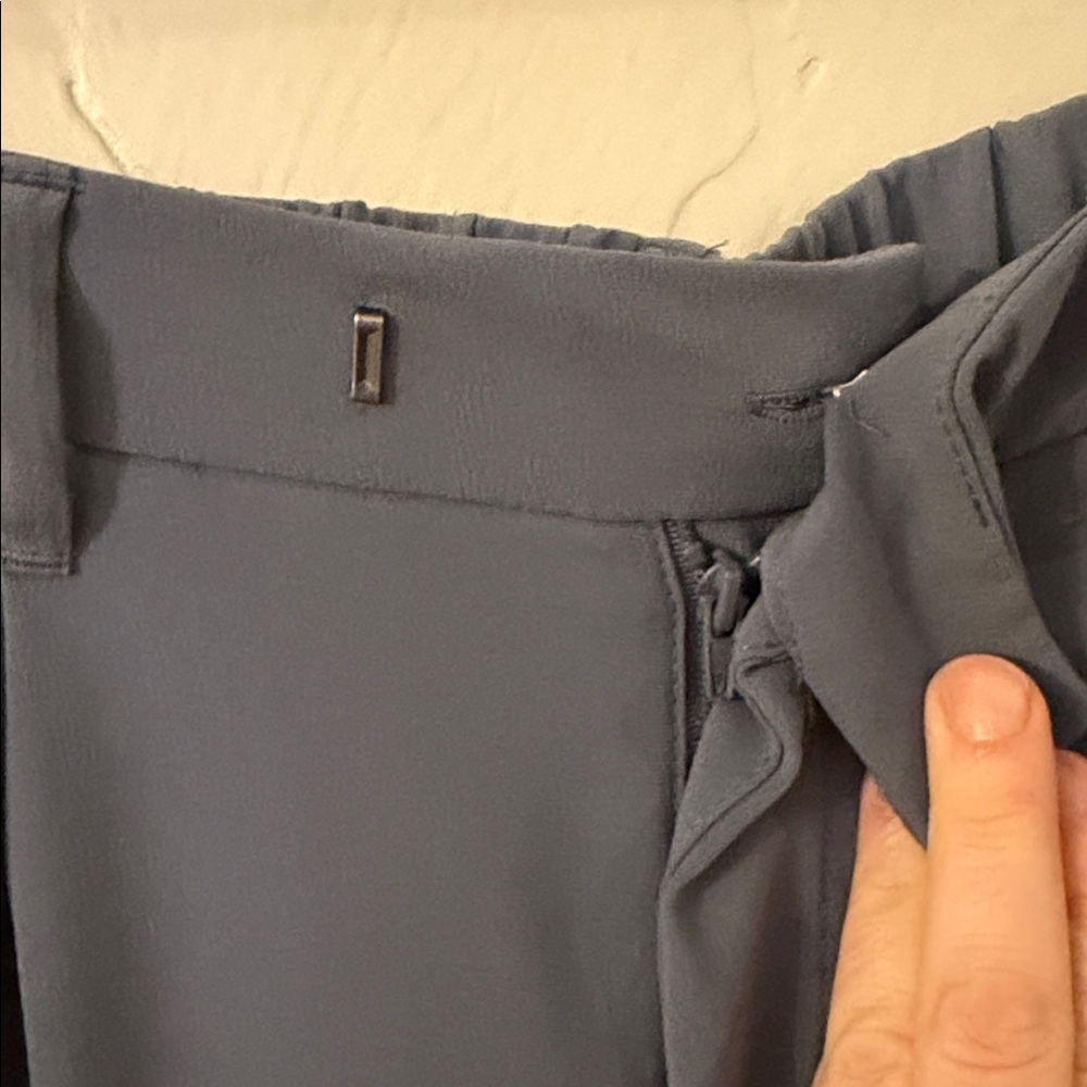 A New Day Women's High-Rise Satin Side Striped Straight Trousers - size 6 - Picture 3 of 6